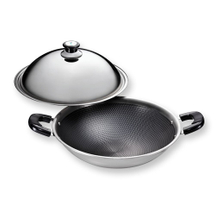 37cm不銹鋼雕刻炒鍋